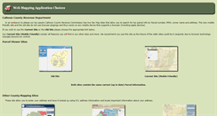Desktop Screenshot of gis.calhouncounty.org
