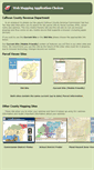 Mobile Screenshot of gis.calhouncounty.org